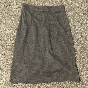 Grey pencil skirt